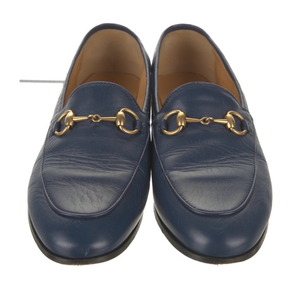 GUCCI Jordaan Horsebit Accent Loafers